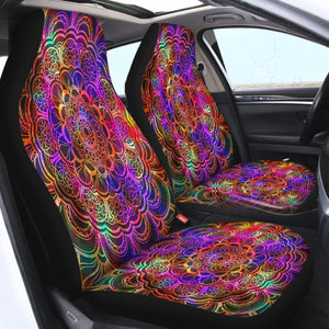 Cosmic Mandala Boho SWQT2193 Car Seat Covers