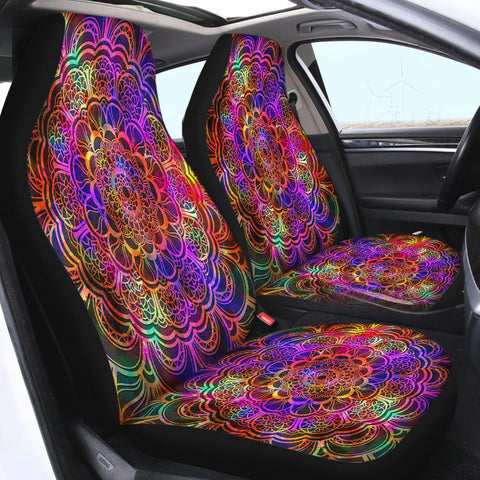 Image of Cosmic Mandala Boho SWQT2193 Car Seat Covers