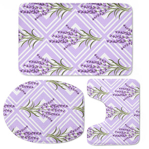 Lavender Toilet Three Pieces Set