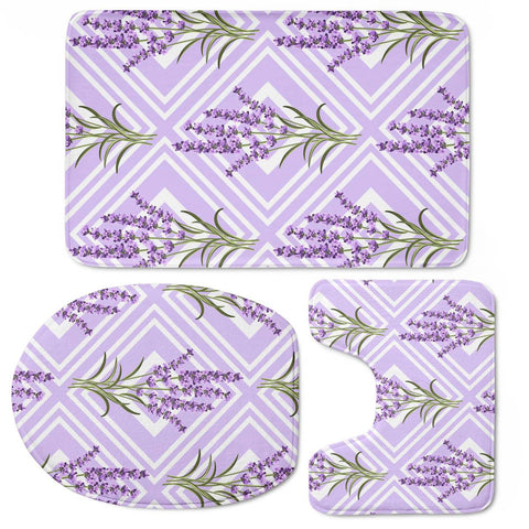 Image of Lavender Toilet Three Pieces Set