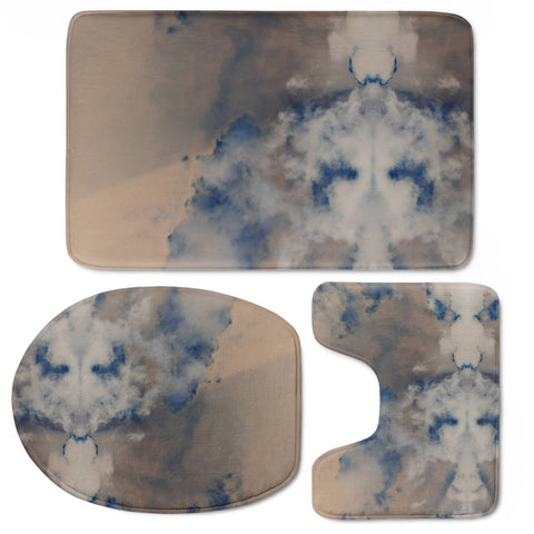 Image of Deep Time Clouds Toilet Three Pieces Set