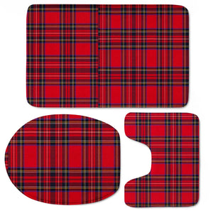 Royal Stewart Tartan Toilet Three Pieces Set