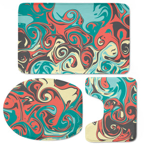 Crazy Swirls Toilet Three Pieces Set