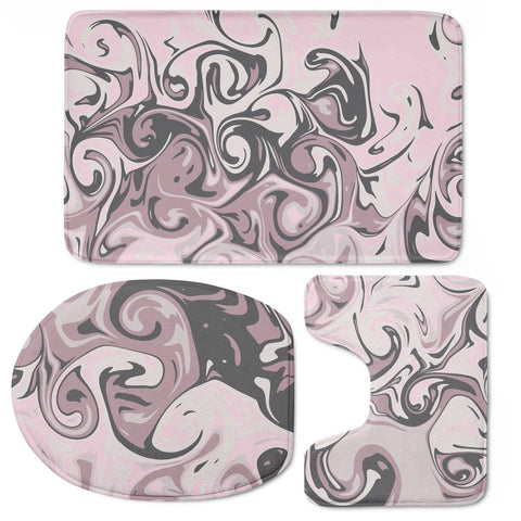 Image of Crazy Swirls Toilet Three Pieces Set