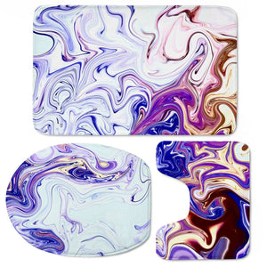 Crazy Swirls Toilet Three Pieces Set