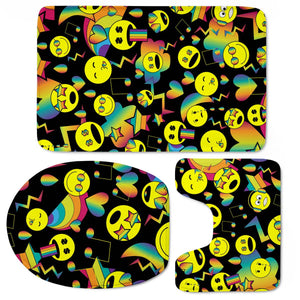 Emoji Party Toilet Three Pieces Set