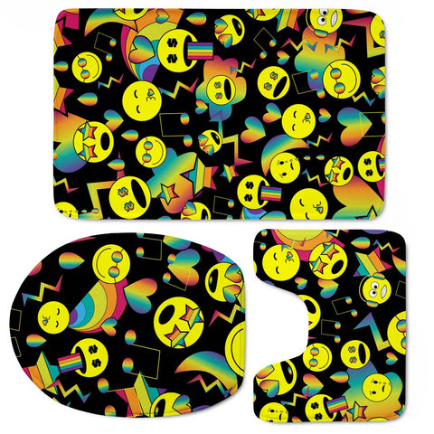 Image of Emoji Party Toilet Three Pieces Set