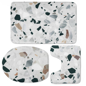 Terrazzo Toilet Three Pieces Set