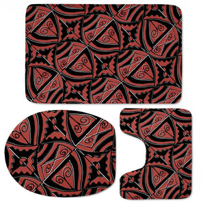 Hand Draw Tribal Print Pattern Toilet Three Pieces Set