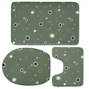 Stars Motif Pattern Design Toilet Three Pieces Set