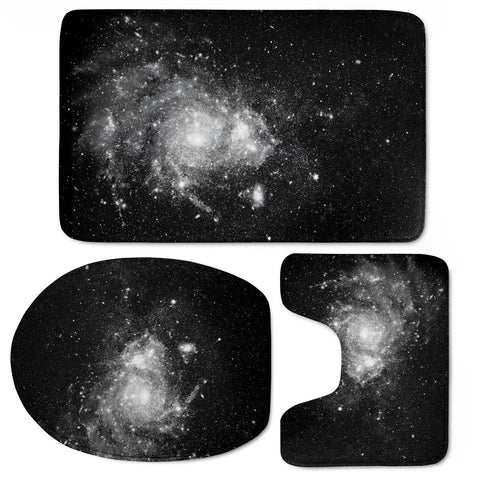 Image of Effet Galaxy Noir Toilet Three Pieces Set