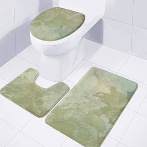 Green Toilet Three Pieces Set