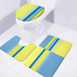 Banana Blue Toilet Three Pieces Set