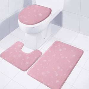 Flowers Toilet Three Pieces Set