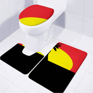 Sunset Toilet Three Pieces Set