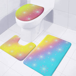 Mandala Toilet Three Pieces Set