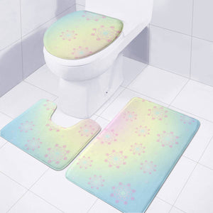 Mandala Toilet Three Pieces Set