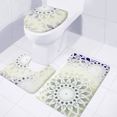 Image of Mandala Toilet Three Pieces Set