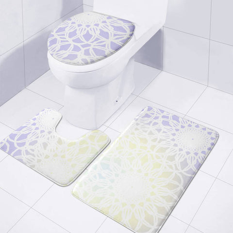 Image of Mandala Toilet Three Pieces Set