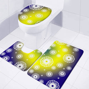 Mandala Toilet Three Pieces Set