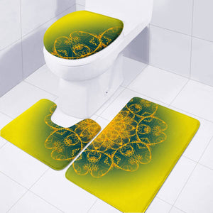 Mandala Toilet Three Pieces Set