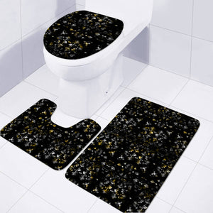 Fancy Ethnic Print Toilet Three Pieces Set