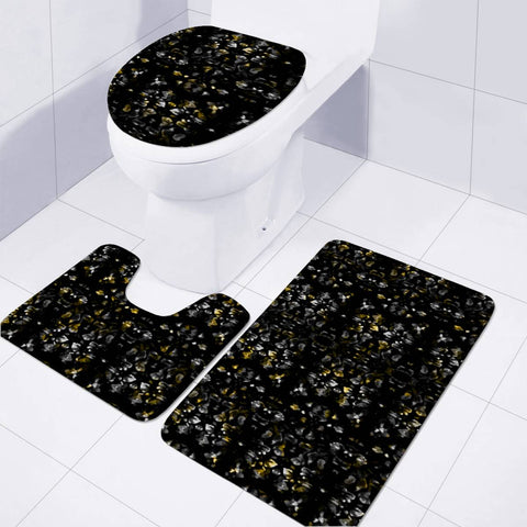 Image of Fancy Ethnic Print Toilet Three Pieces Set