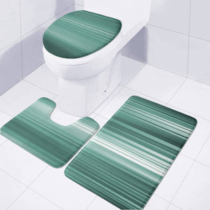 Tech Abstract Print Toilet Three Pieces Set