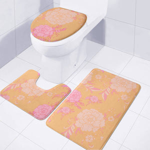 Peony Toilet Three Pieces Set