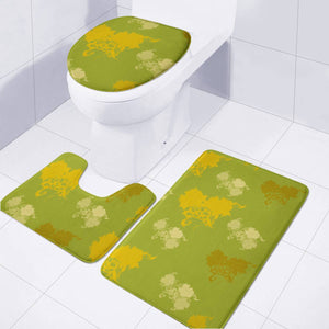 Green Toilet Three Pieces Set