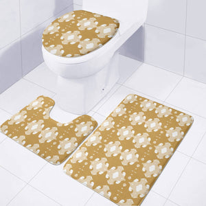 Brown Toilet Three Pieces Set