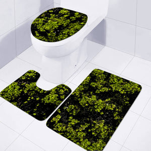 Nature Camo Print Toilet Three Pieces Set