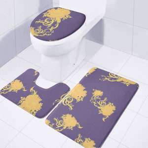 Flowers Toilet Three Pieces Set