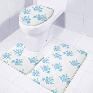 Flower Toilet Three Pieces Set