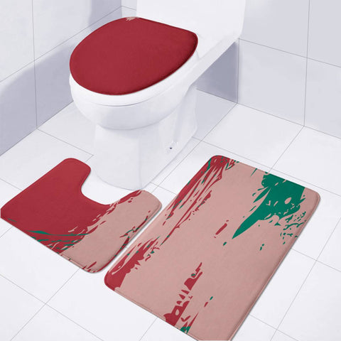 Image of Samba, Rose Tan & Ultramarine Green Toilet Three Pieces Set