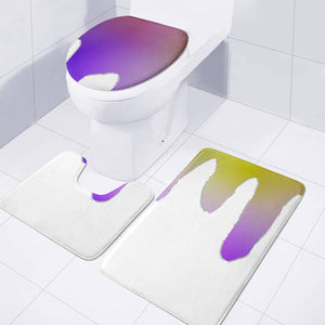 Dripping Gradient Toilet Three Pieces Set