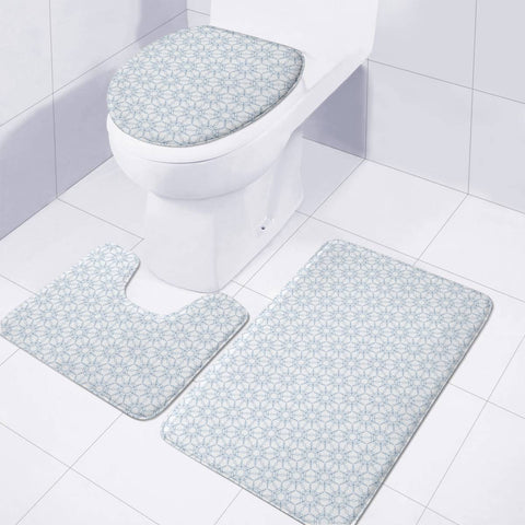 Image of Classic Blue #9 Toilet Three Pieces Set