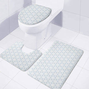 Classic Blue #12 Toilet Three Pieces Set