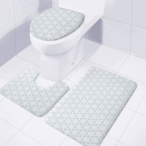 Image of Classic Blue #12 Toilet Three Pieces Set