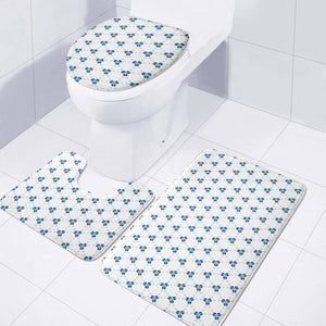 Classic Blue #14 Toilet Three Pieces Set