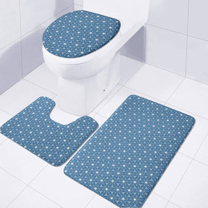 Classic Blue #16 Toilet Three Pieces Set