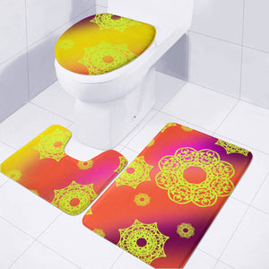 Mandala Toilet Three Pieces Set