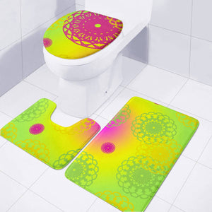 Mandala Toilet Three Pieces Set