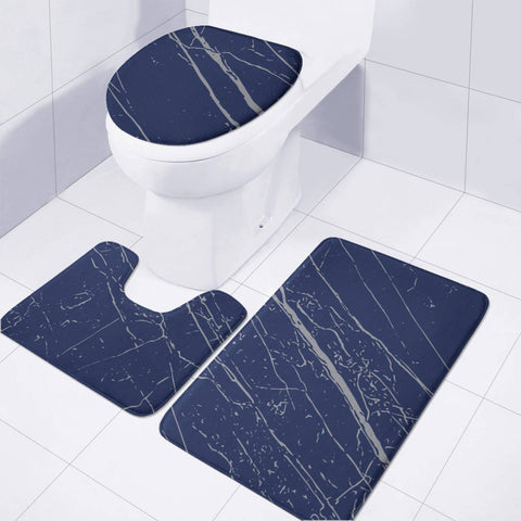 Image of Blue Depths & Sleet Toilet Three Pieces Set