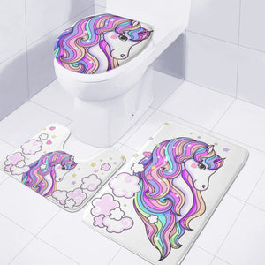 Unicorn Toilet Three Pieces Set