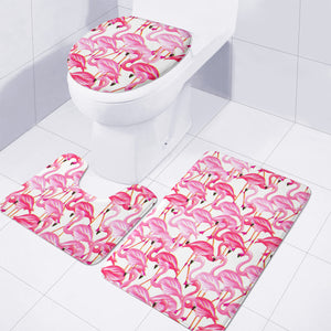 Flamingo Toilet Three Pieces Set