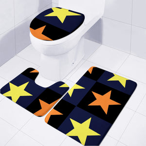 Color Stars Toilet Three Pieces Set