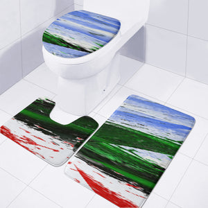 Color Twist Toilet Three Pieces Set