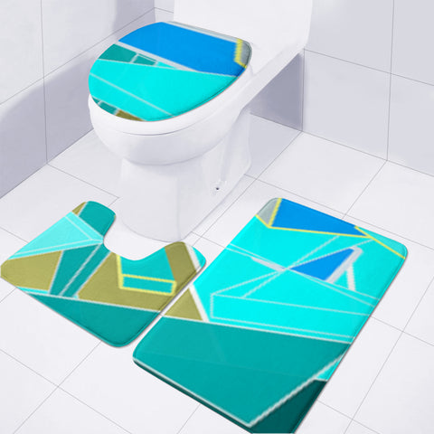 Image of Blocked Toilet Three Pieces Set