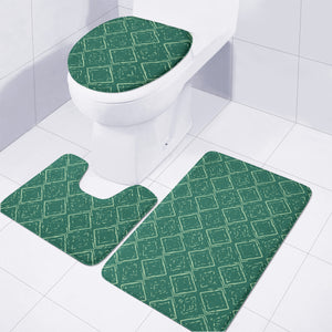 Ultramarine Green & Green Ash Toilet Three Pieces Set